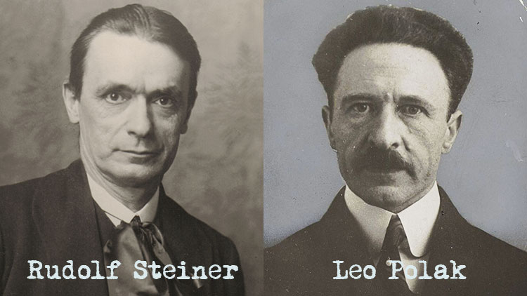 Rudolf Steiner und Leo Polak