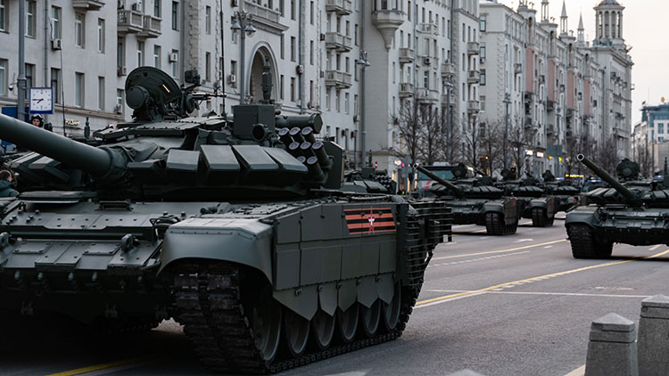 Panzeraufmarsch in Moskau